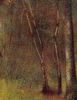 Seurat, Georges - In the Woods at Pontaubert